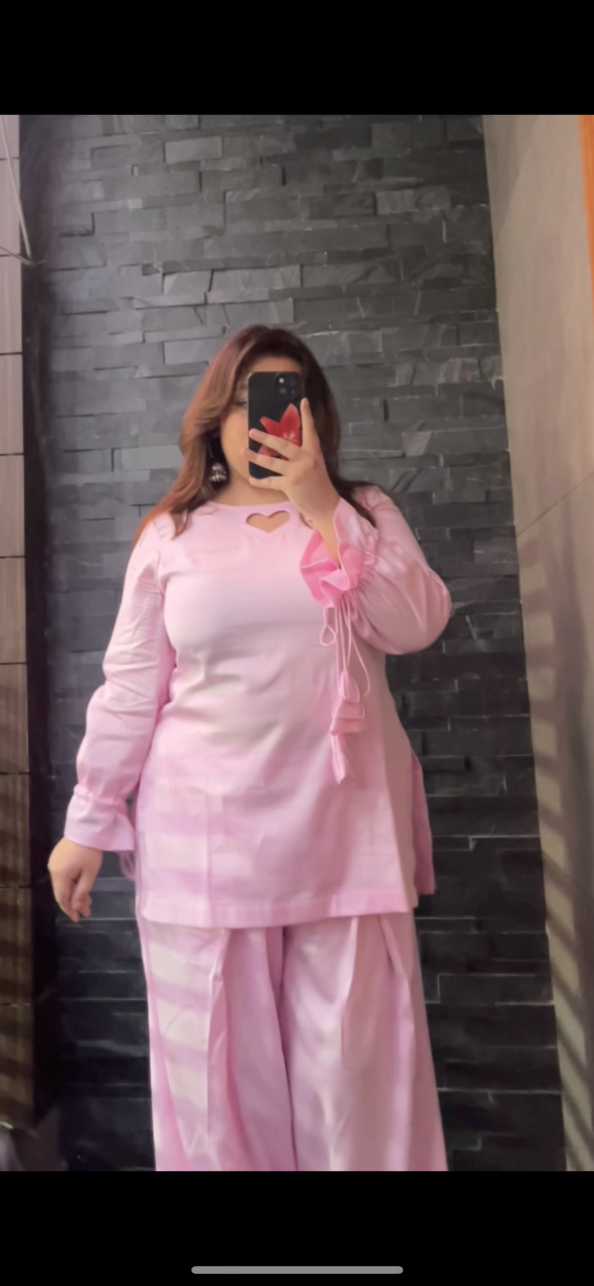 Dilruba Farshi set ( pink)