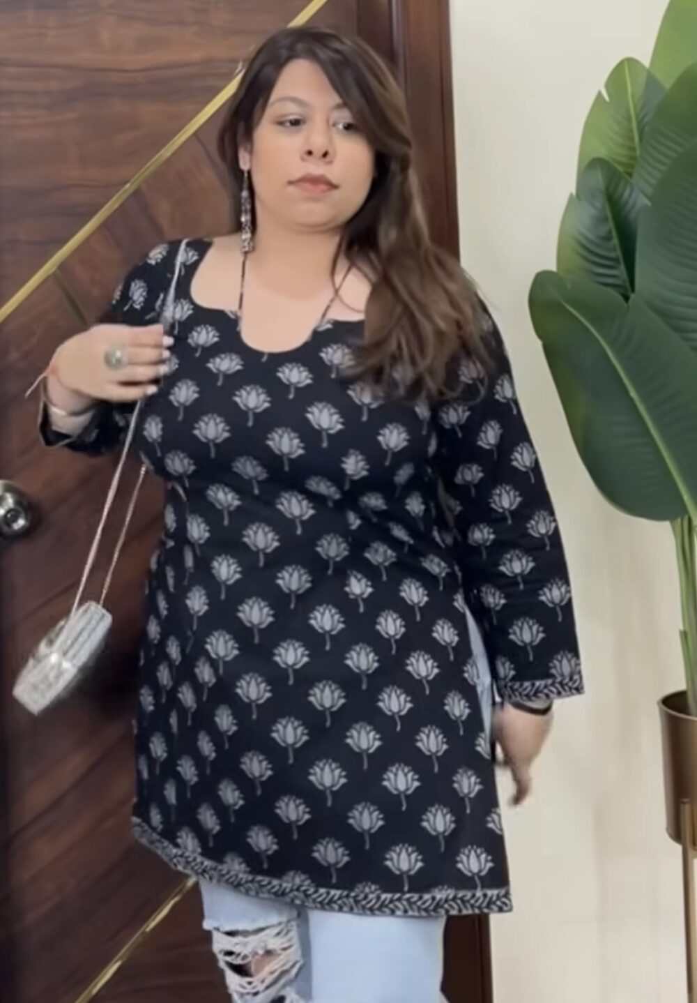 Black lotus kurti - Image 2