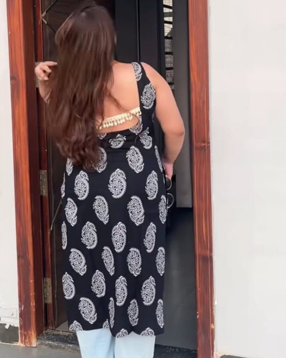 Black lace Kurti