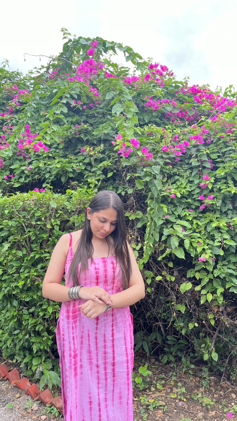 Tie & die backless kurti - Image 2