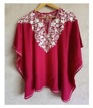 Pink white Kaftan